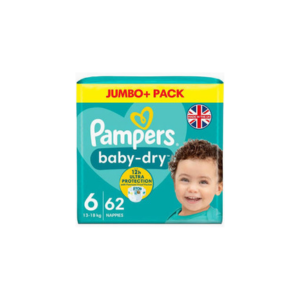 Pampers Baby-Dry Nappies, Size 6 (13-18kg)